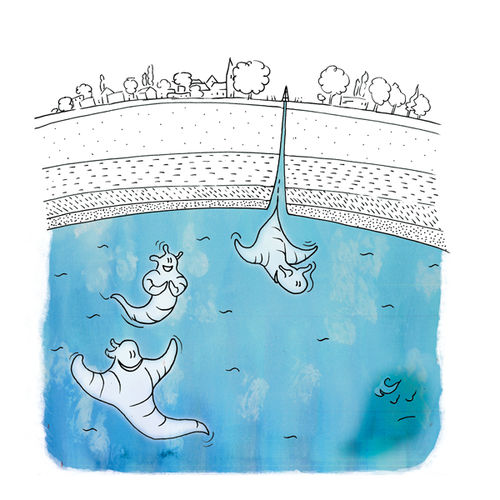 Therme Bad Radkersburg - Buchillustration - Michaela Nutz