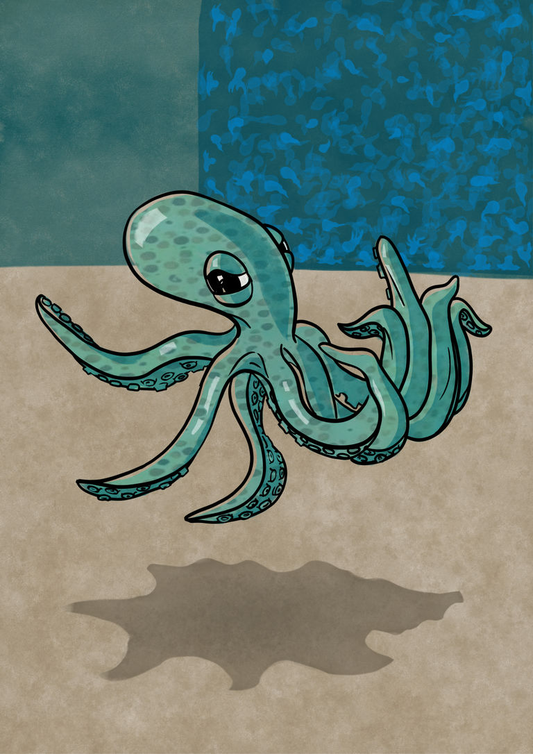 "Octopus Farm" - Michaela Nutz Illustration
