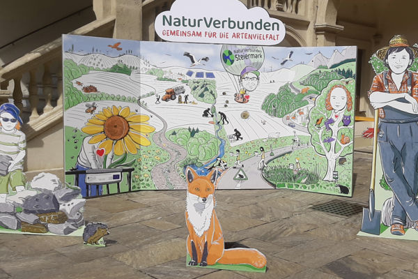 Fotowand am Markt der Artenvielfalt 2024