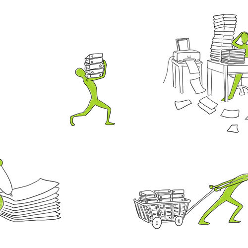 Illustration Geschäftsbericht - ​Kunde: XiTrust - The eSignature Company
