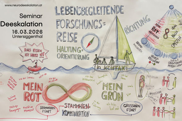 Grafische Begleitung der NEuroDeeskalation Fachtag Schule Untersiggnethal