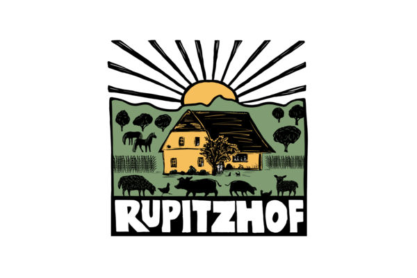 Logo und Design für Biolandwirtschaft Rupitzhof Logo und Design für Biobauernhof