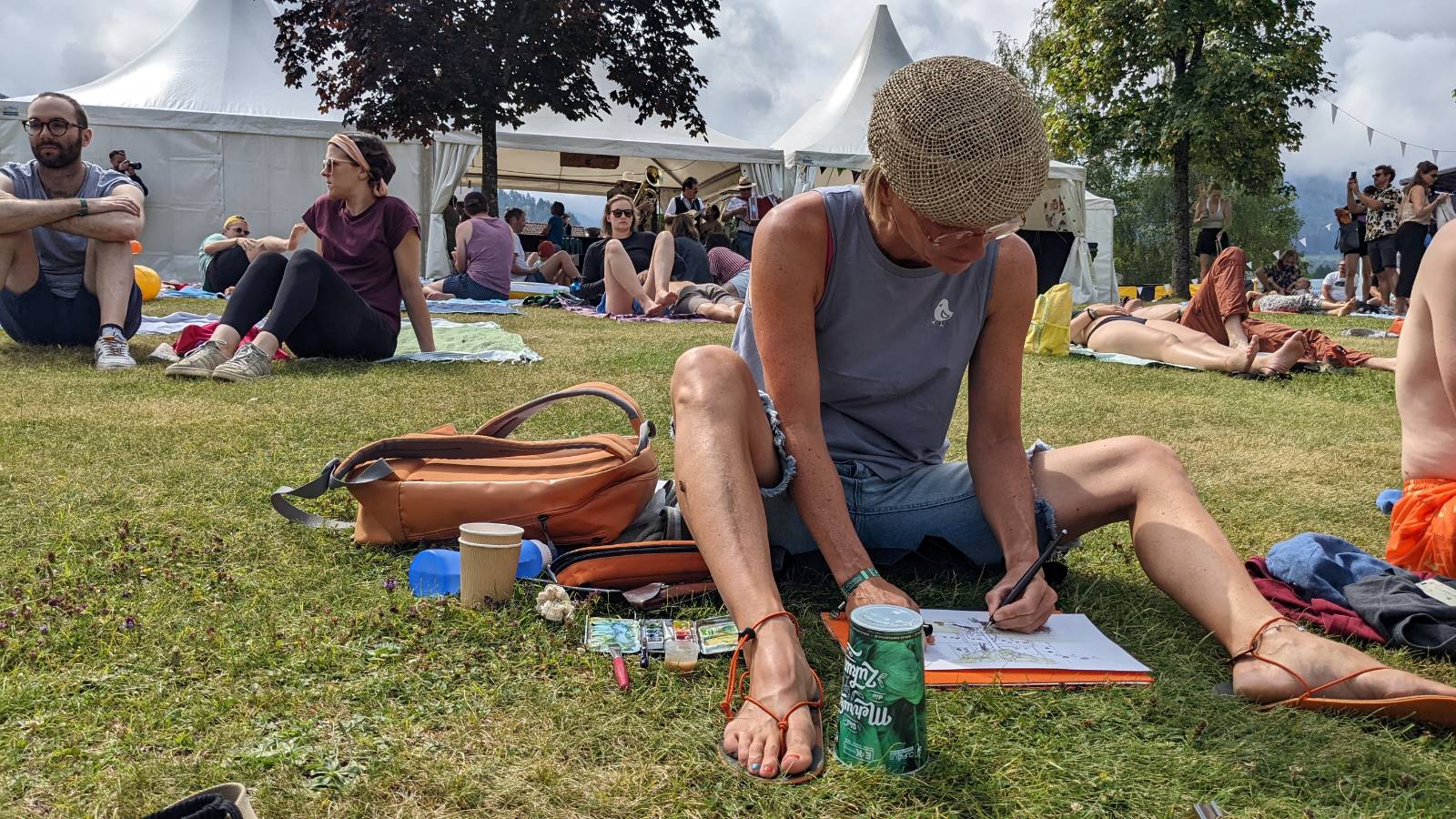 Accoustic Lakeside Festival - Stille Auktion - Life Drawing